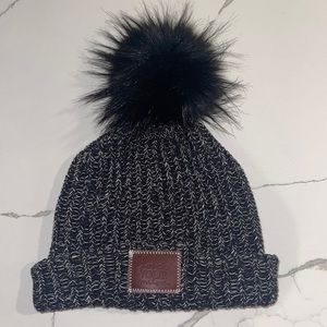 Love Your Melon Cuffed Style Beanie Winter Hat With Pom Pom